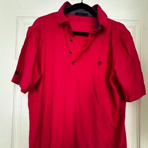 Greyson Golf Polo XL in BRIGHT red